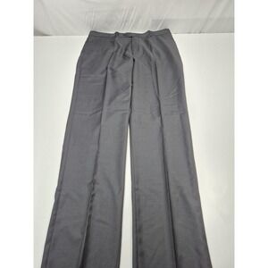 Leonardo Valenti Dress Pants Mens 40x36 Gray Wool Pleated Luca Classic NWT